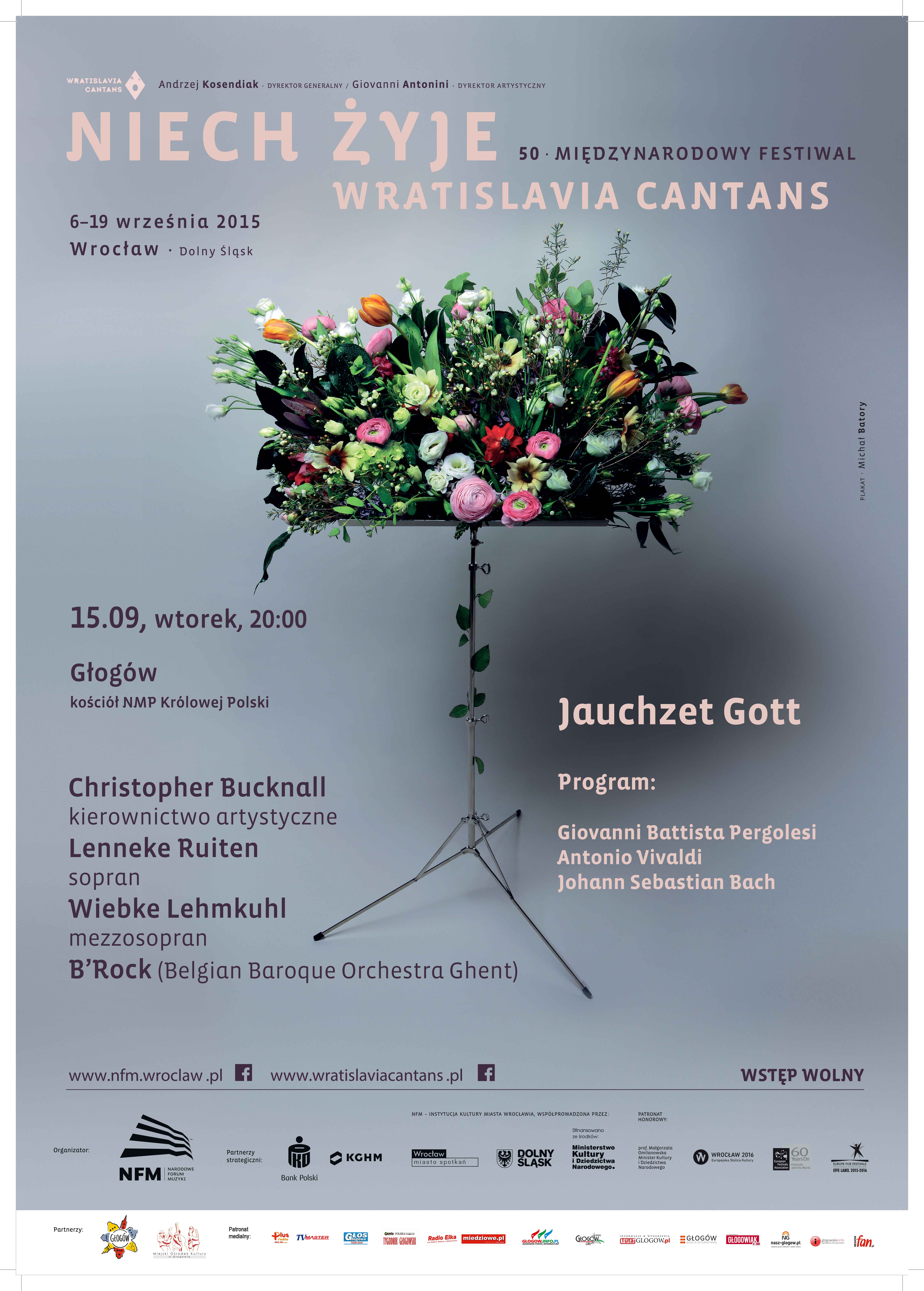 Ilustracja do artykuły: 50. Międzynarodowy Festiwal Wratislavia Cantans w Głogowie!